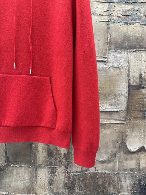 セリーヌ フード付きウールニットトップス