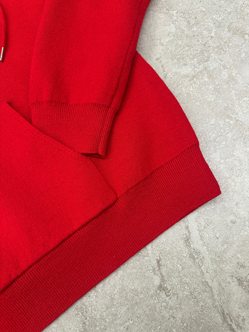 セリーヌ フード付きウールニットトップス