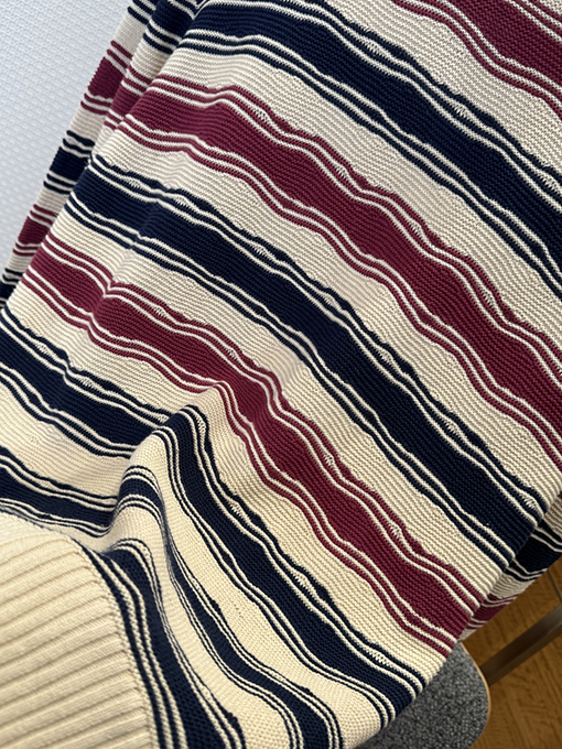 ボッテガヴェネタコピー ストライプニット長袖スウェットシャツ