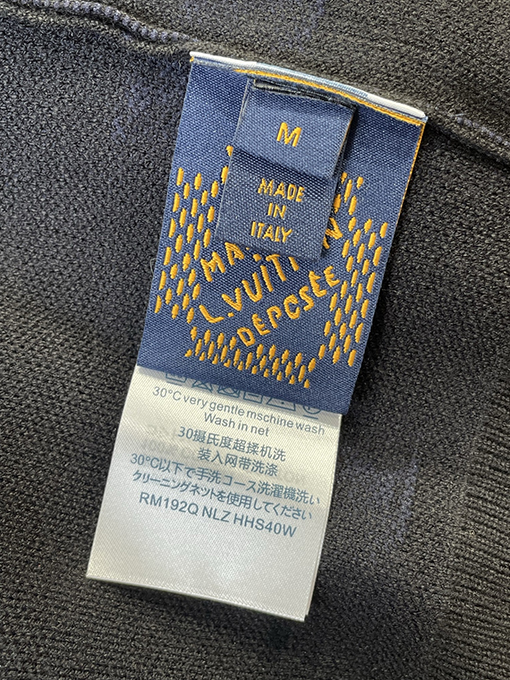 ルイヴィトン ロゴ全面プリントポロシャツ