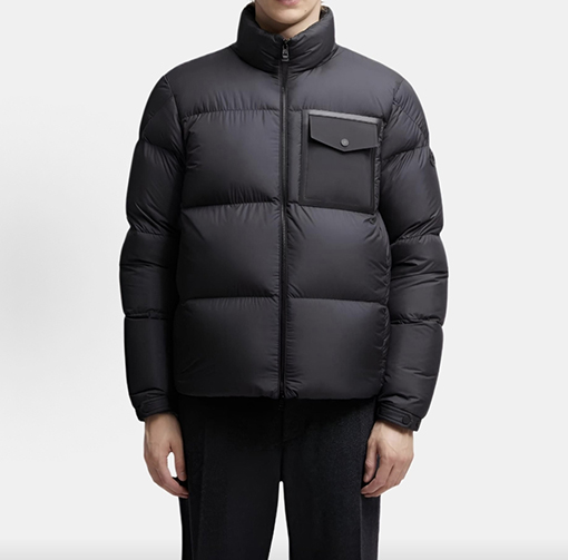 モンクレールコピー パッチワークポケットスタンドカラーダウンジャケット