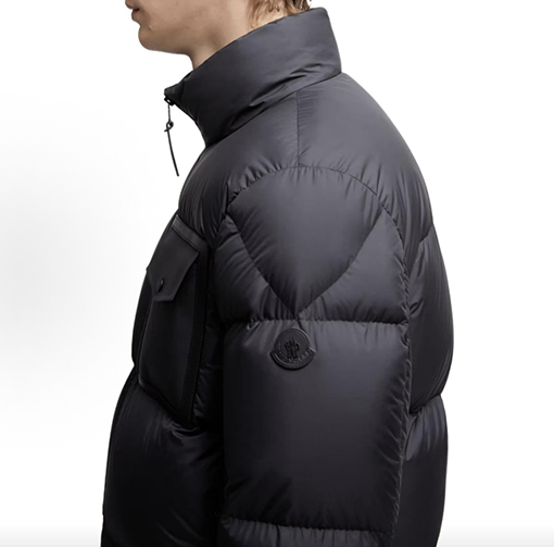 モンクレールコピー パッチワークポケットスタンドカラーダウンジャケット