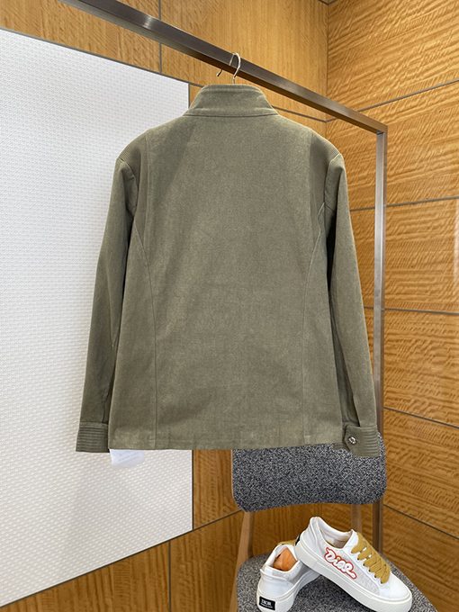 クロムハーツ メタル装飾のスタンドカラージャケット