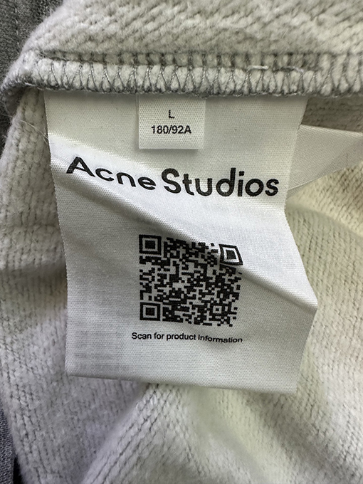 アクネストゥディオズ Acne Studios プリントロゴスウェットシャツ