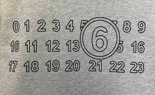 マルタンマルジェラスーパーコピー MM6 デジタルカレンダーパーカー