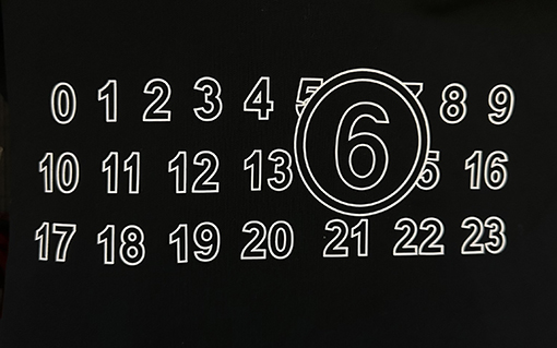 マルタンマルジェラスーパーコピー MM6 デジタルカレンダーパーカー