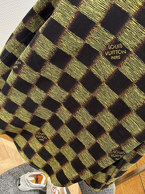 ルイヴィトン モザイクチェック柄ジャカード長袖ジャケット