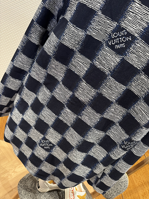 ルイヴィトン モザイクチェック柄ジャカード長袖ジャケット