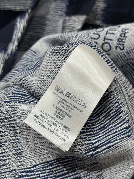 ルイヴィトン モザイクチェック柄ジャカード長袖ジャケット