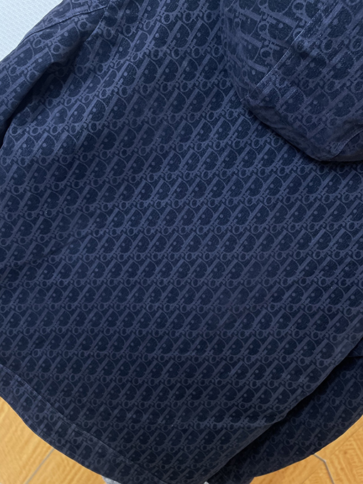 ディオール 全面ジャカードのフード付きジャケット