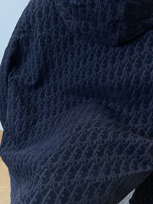 ディオール 全面ジャカードのフード付きジャケット