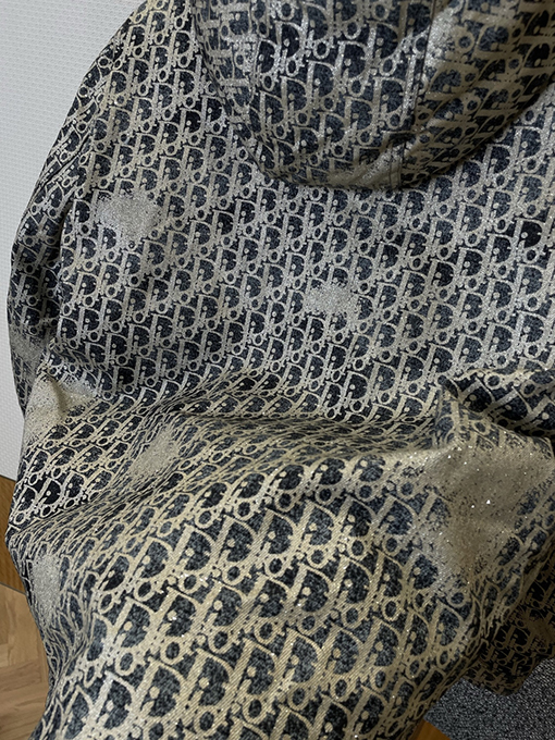 ディオール 全面ジャカードのフード付きジャケット