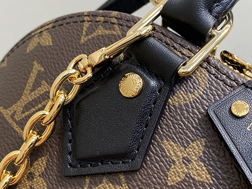 ルイヴィトン LV Alma BB リベットチェーンシェルバッグ M26084
