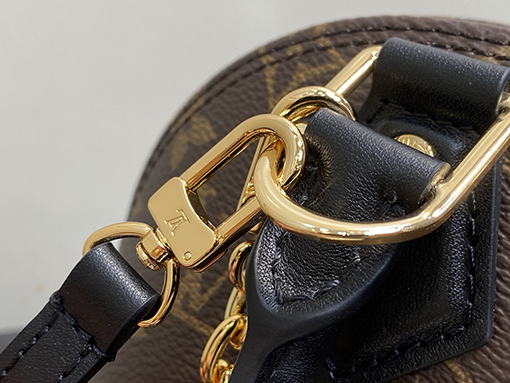 ルイヴィトン LV Alma BB リベットチェーンシェルバッグ M26084