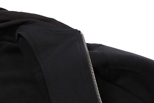 リックオウエンスコピー スタイリッシュなジップアップフード付きスウェットシャツ