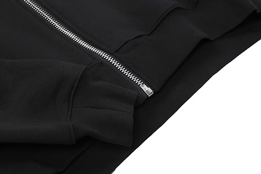 リックオウエンスコピー スタイリッシュなジップアップフード付きスウェットシャツ