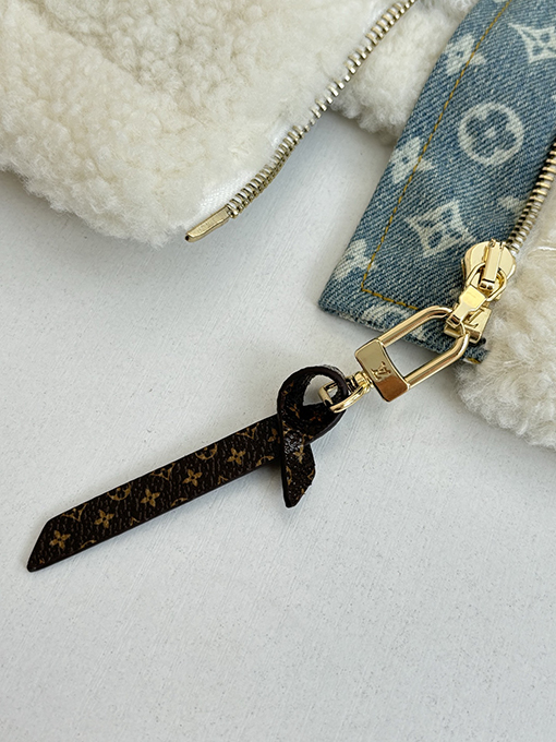 ルイヴィトンコピー Ski スキーシリーズモノグラム デニムパッチ ラムウール