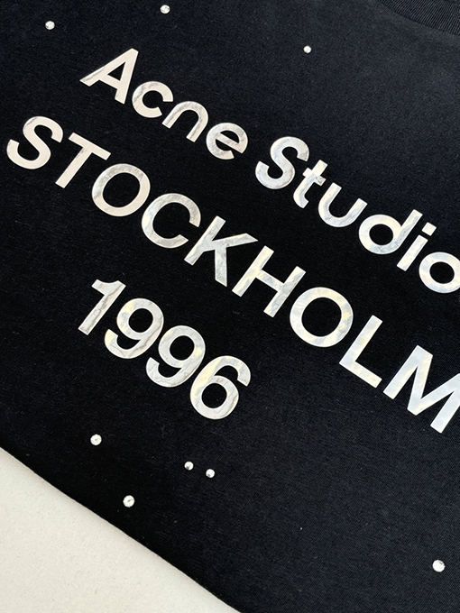 アクネストゥディオズ Acne Studios レーザーラインストーン長袖シャツ