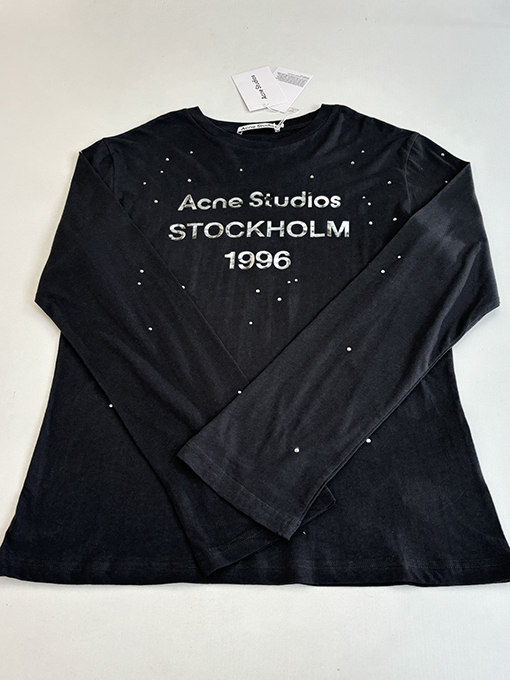 アクネストゥディオズ Acne Studios レーザーラインストーン長袖シャツ