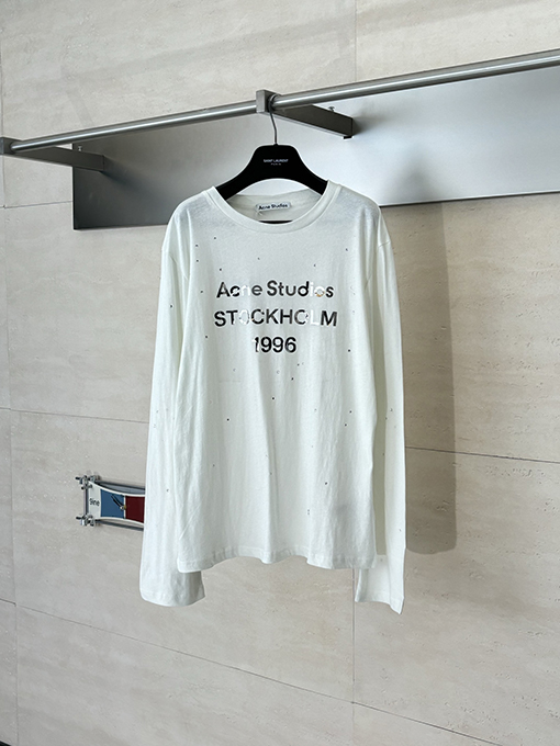 アクネストゥディオズ Acne Studios レーザーラインストーン長袖シャツ