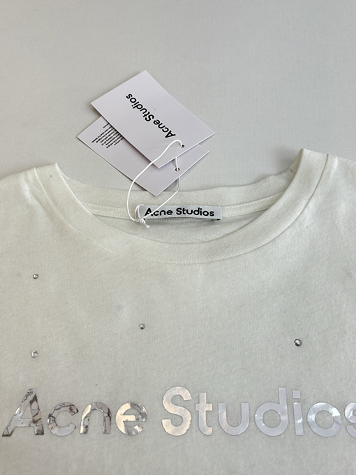 アクネストゥディオズ Acne Studios レーザーラインストーン長袖シャツ