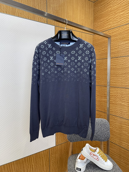 ルイヴィトン ジャカードクルーネックニットセーター 18,800円 CCS045413