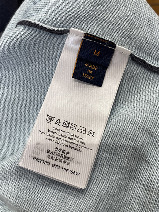 ルイヴィトン ジャカードクルーネックニットセーター