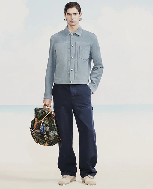 ルイヴィトン スエードエンボスジャケット