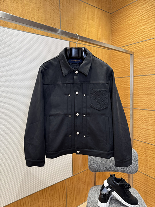 ルイヴィトン スエードエンボスジャケット