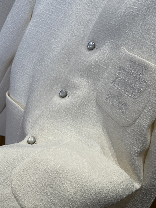 ルイヴィトンスーパーコピー ポケット刺繍シングルブレストジャケット