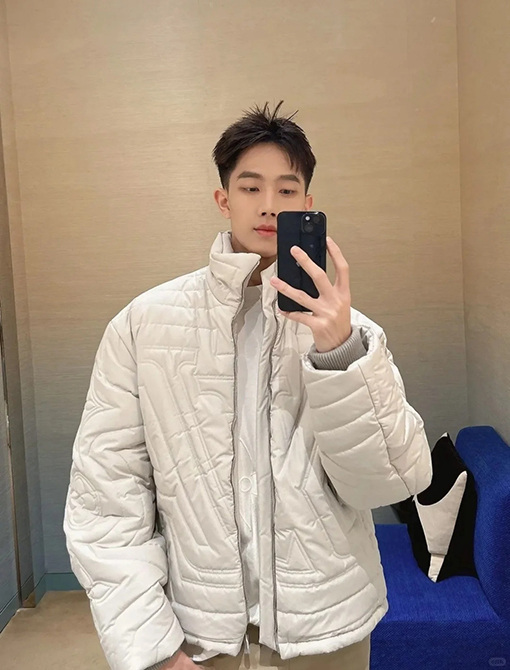 ルイヴィトン 無地レターロゴ刺繍ジャケット