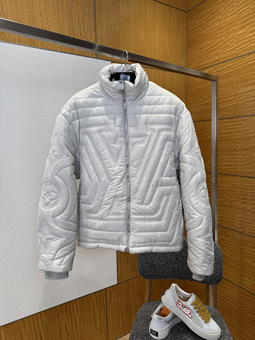 ルイヴィトン 無地レターロゴ刺繍ジャケット