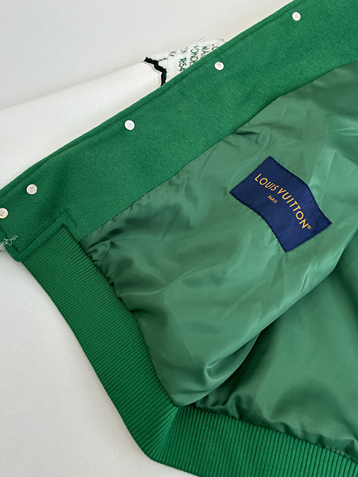 ルイヴィトンコピー オズの魔法い スカル パッチワーク ベースボール ジャケット