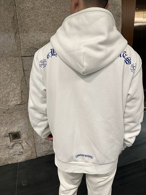 クロムハーツ フード付きプリントスウェットシャツジャケット