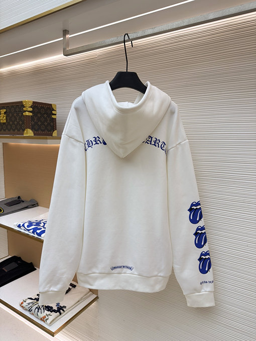 クロムハーツ フード付きプリントスウェットシャツジャケット