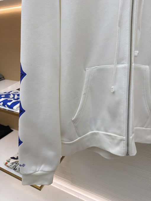 クロムハーツ フード付きプリントスウェットシャツジャケット