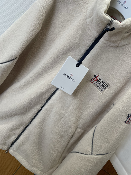 モンクレールスーパーコピー ラムウールパッチワークスタンドカラージャケット