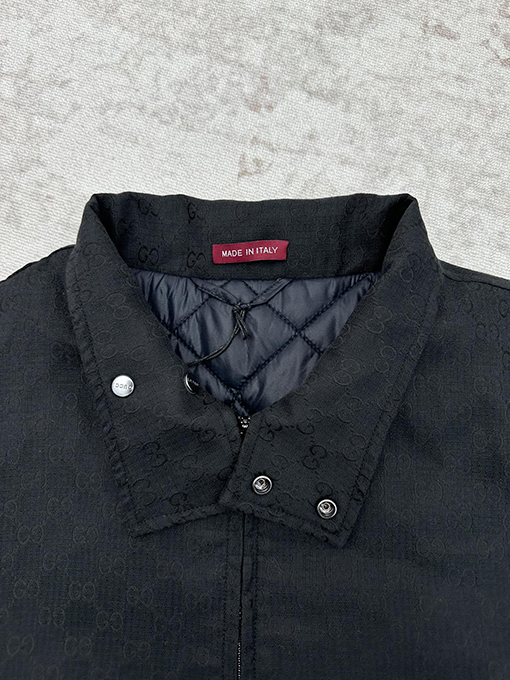 グッチ 新しいGGチェック柄ジッパージャケット