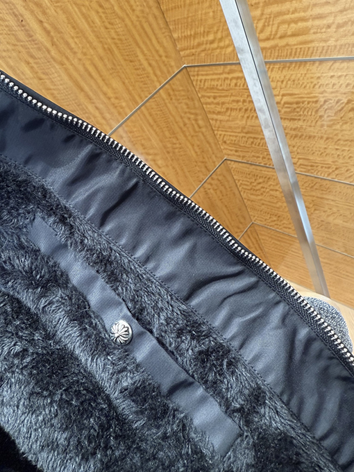 クロムハーツコピー 刺繍パッチワークレザージャケット