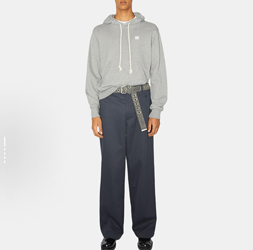 アクネストゥディオズ Acne studio スマイリーフェイスロゴパーカー