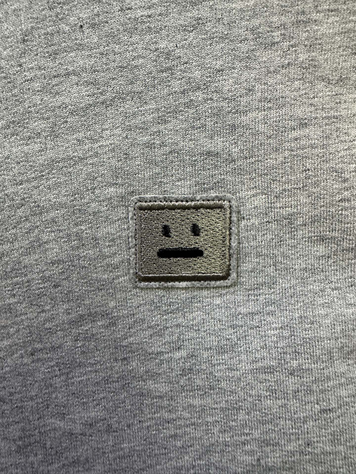 アクネストゥディオズ Acne studio スマイリーフェイスロゴパーカー