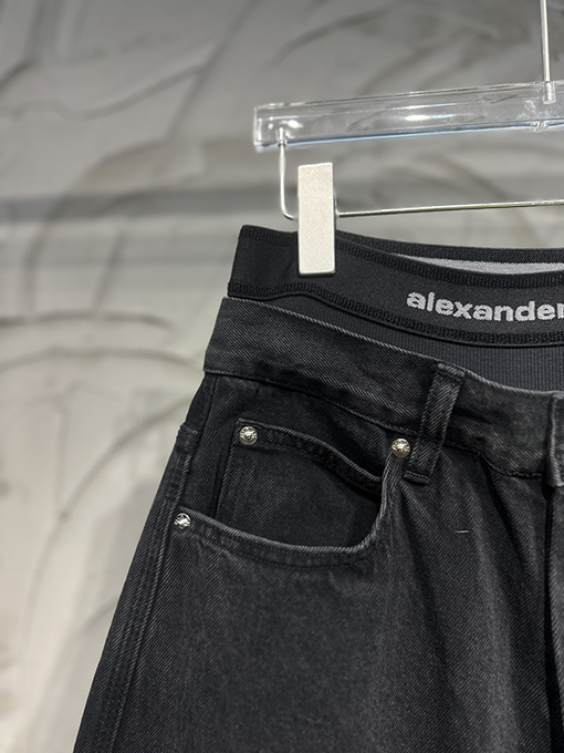 アレキサンダーワン Alexander wang フェイクツーピース織りカーゴジーンズ