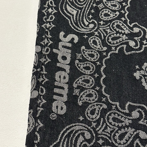 シュプリーム SUPREME BANDANA JACQUARD BAGGY JEAN ペイズリージャカードストレートレッグジーンズ