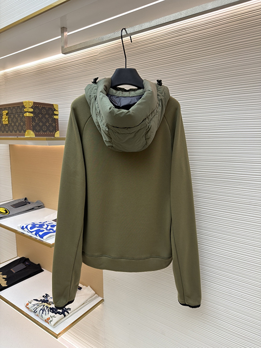 モンクレールコピー ロゴ織りパッチワークダウンジャケット