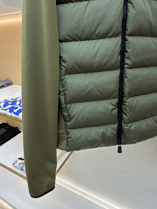 モンクレールコピー ロゴ織りパッチワークダウンジャケット