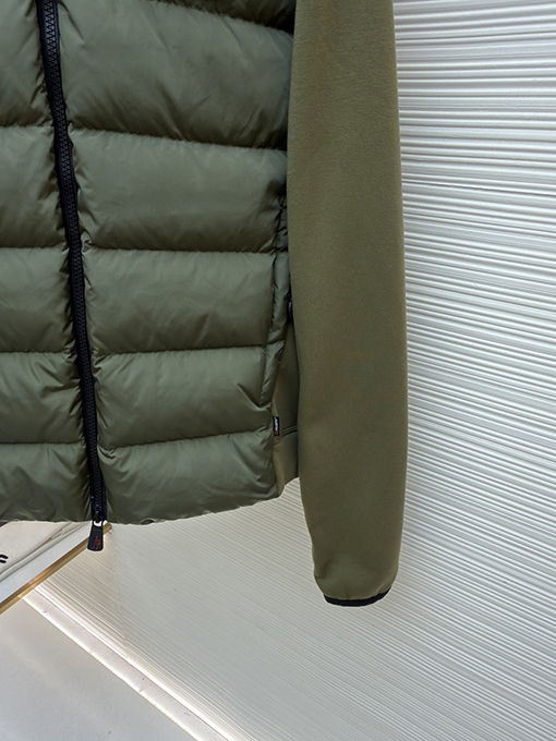 モンクレールコピー ロゴ織りパッチワークダウンジャケット