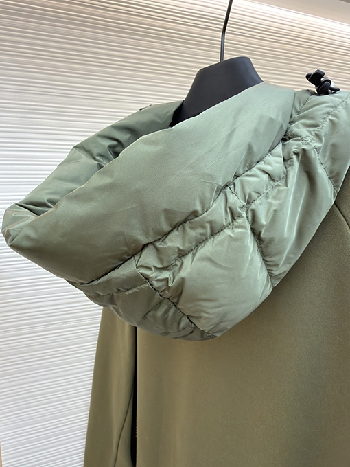 モンクレールコピー ロゴ織りパッチワークダウンジャケット