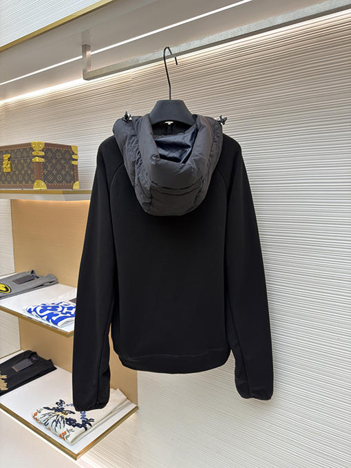 モンクレールコピー ロゴ織りパッチワークダウンジャケット