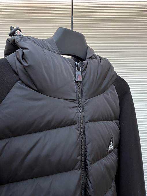 モンクレールコピー ロゴ織りパッチワークダウンジャケット