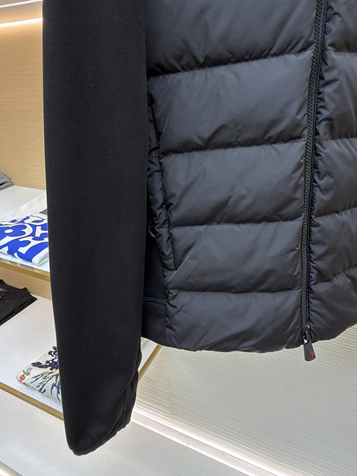 モンクレールコピー ロゴ織りパッチワークダウンジャケット